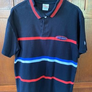 Men's  Disney Mickey Mouse Polo Golf Shirt  Medium Red Black Blue